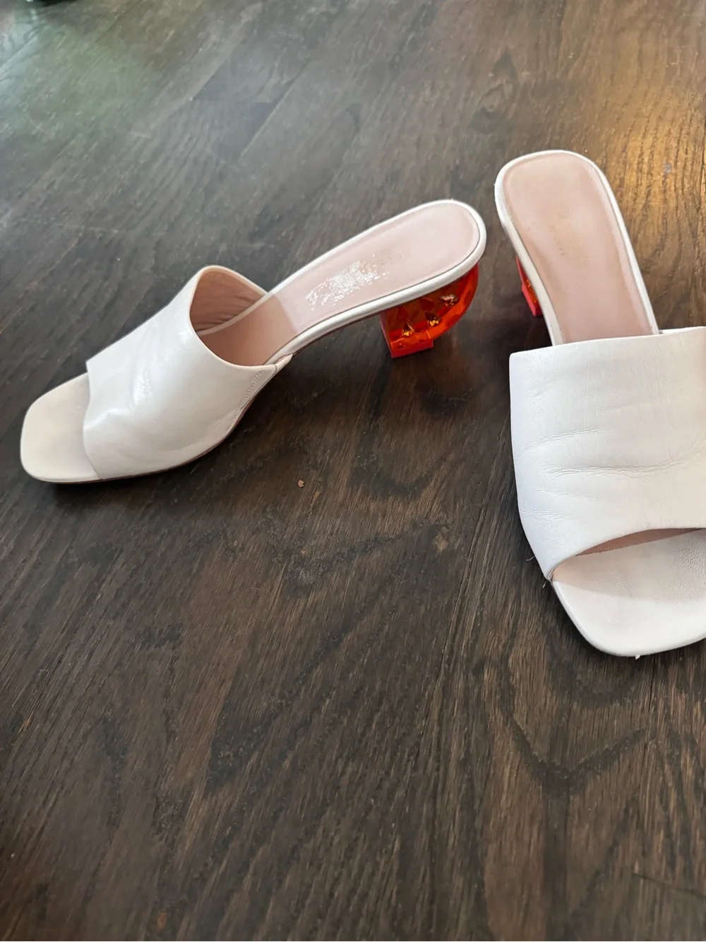 Kate Spade Citrus Slide Sandals in white/parchment - Picture 3 of 7